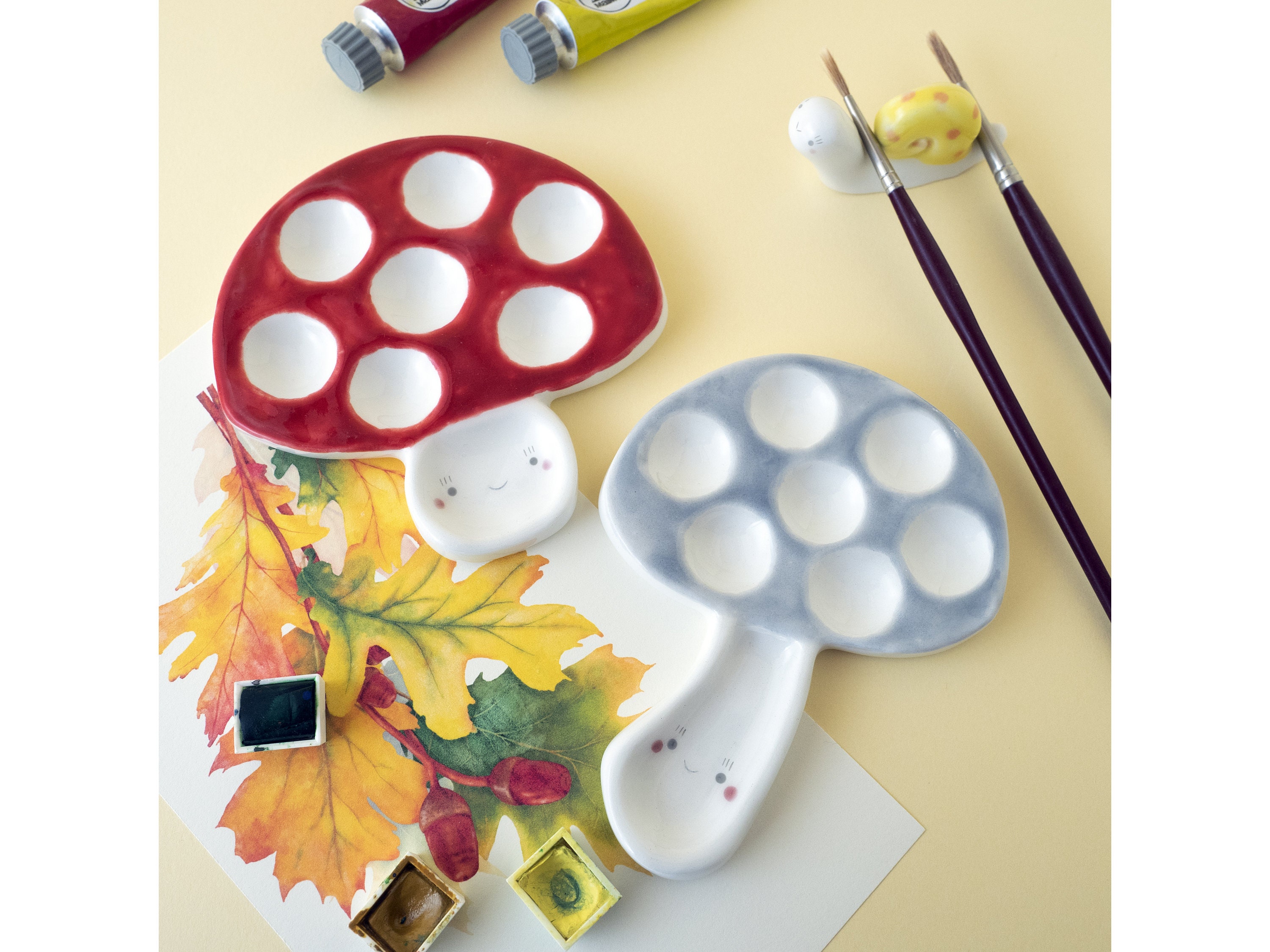 Ceramic paint pallette discount