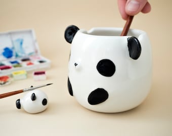 Kit Paint-a-Mug Doppio Pott'd Paintables - Personalizza Tazze In Ceramica Con Colori E Pennelli - Foto 7