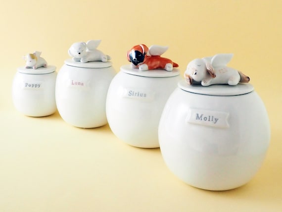 Urna Funeraria Per Animali Domestici In Acciaio Inossidabile - Nero, Per Ceneri Di Cane O Gatto