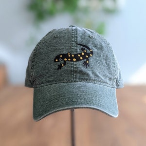 Spotted Salamander Embroidered Dad Hat