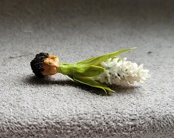 HYACINTH, flower, scale 1:12 – dollhouse, miniatures, garden, greenhouse, fimo