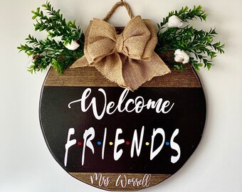 Hölzerne Runde Tür Aufhänger