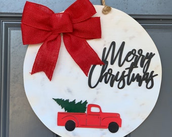 Hölzerne Runde Tür Aufhänger