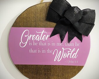 Monogrammierter Türaufhänger