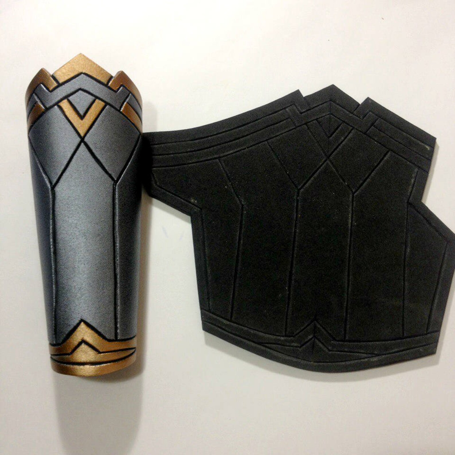 Wonder Woman Pattern Bracer Costume Cosplay Female Armor Etsy