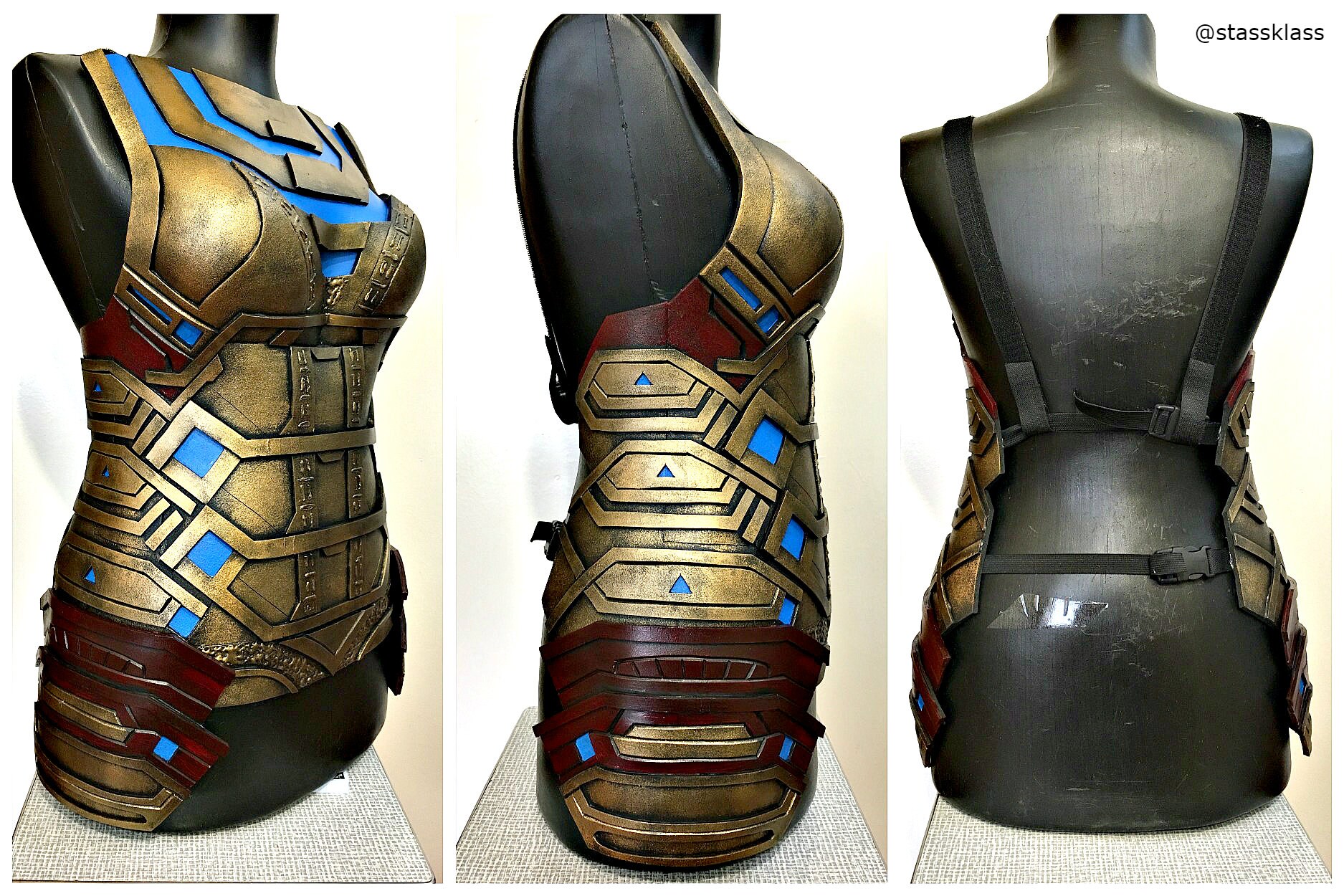 Mysterio Female version corset template Armor Cosplay Costume | Etsy
