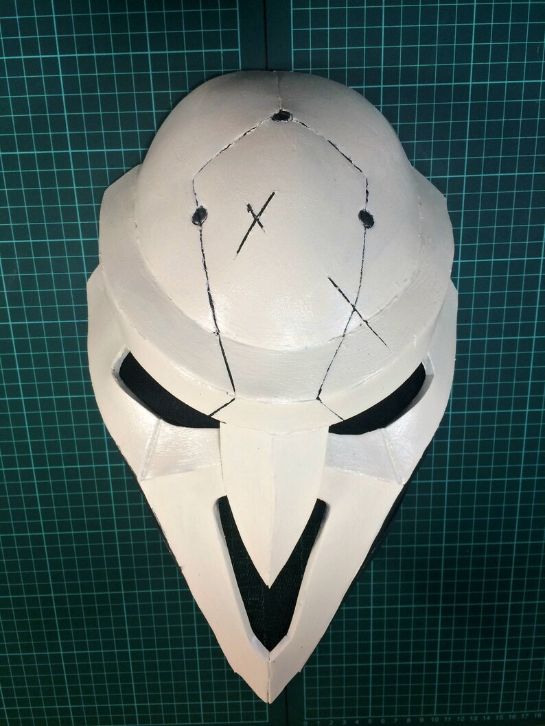 Reaper Overwatch Mask Pattern Cosplay Costume DIY Printable | Etsy