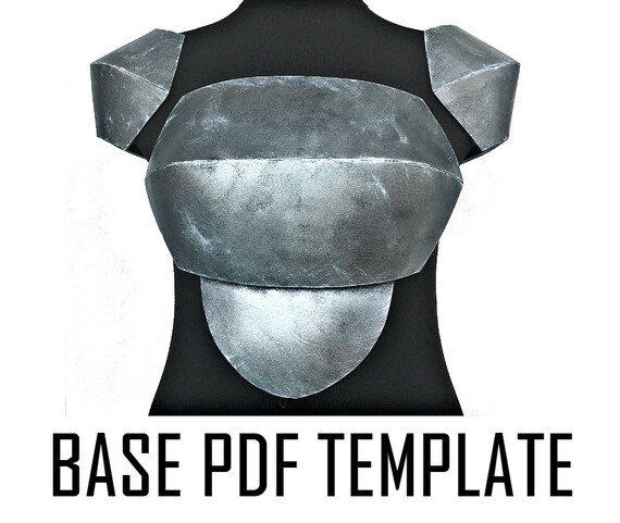 Basic Breastplate Template Pattern Cosplay PDF Costume Female | Etsy