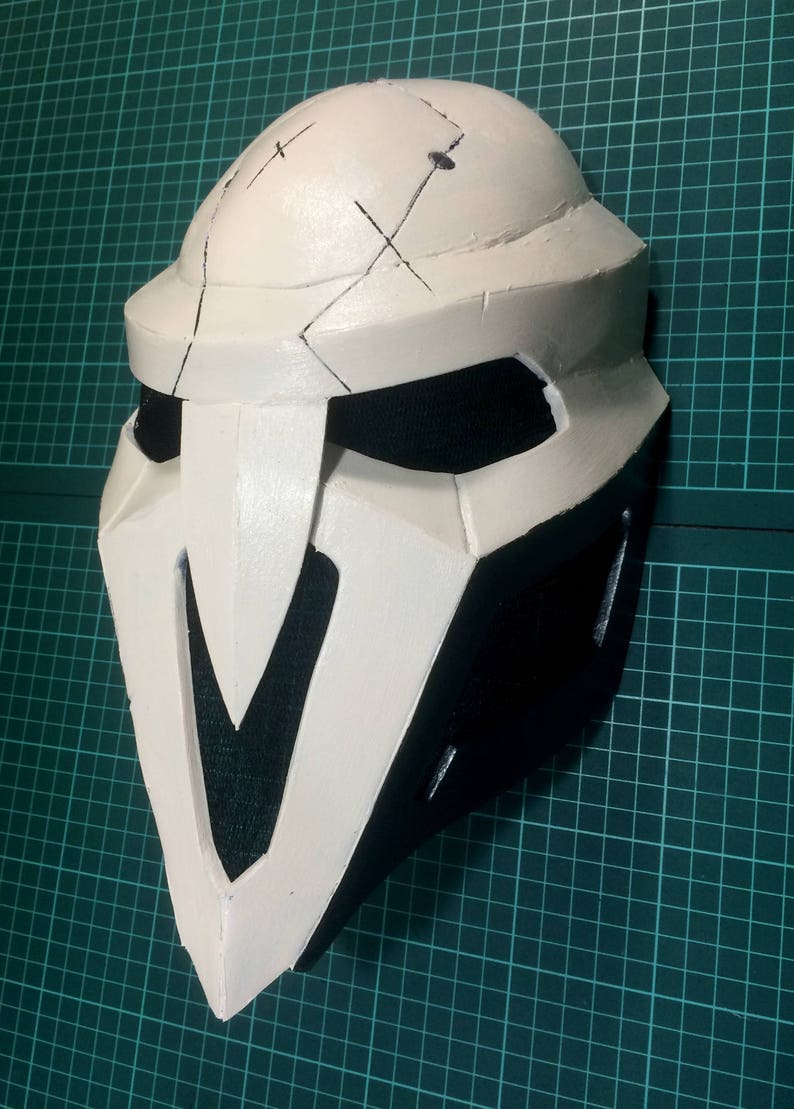 Reaper Overwatch Mask Pattern Cosplay Costume DIY Printable | Etsy