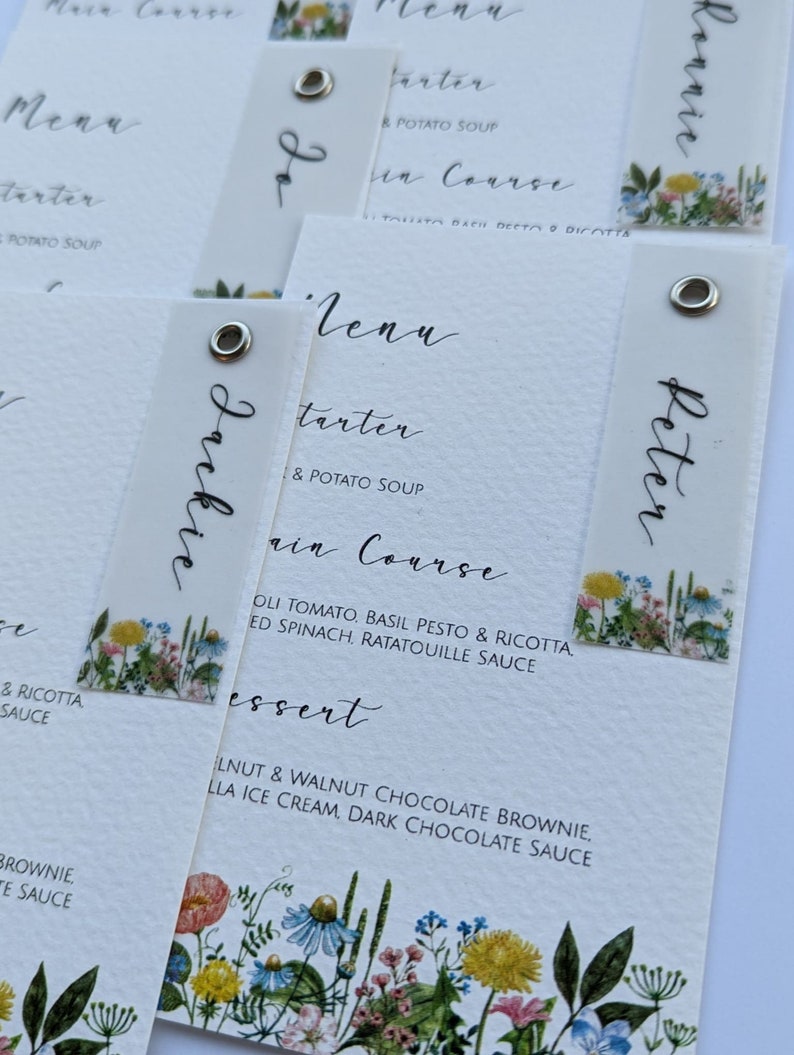 wildflower-wedding-menu-name-cards-etsy