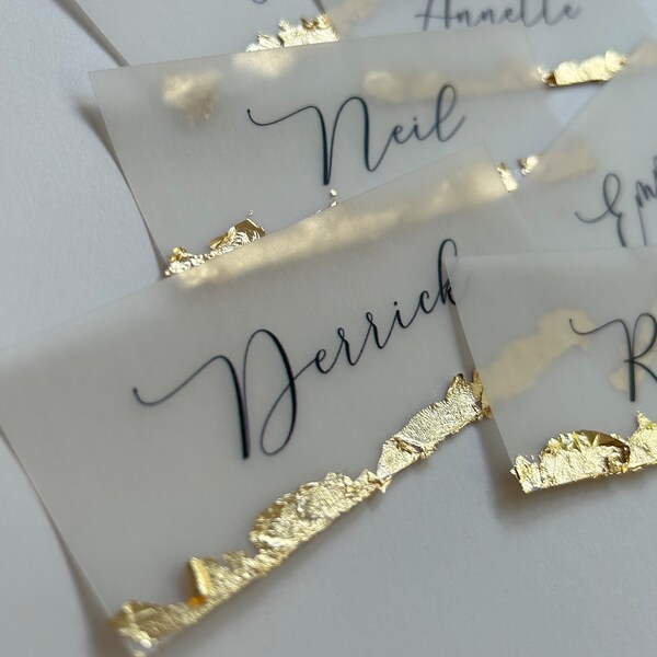 Place Setting Card Etsy