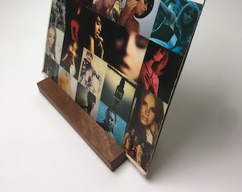 Pantalla de registro de LP de caoba