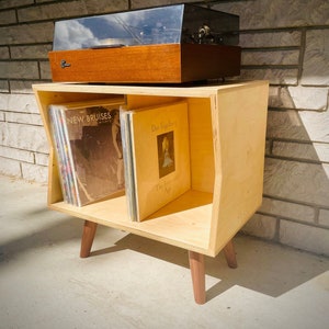 Mid Century Vinyl Record Storage Cabinet