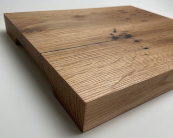 100+ años de edad Roble Blanco Recuperado Corte / Servicio / Tabla de Charcutería