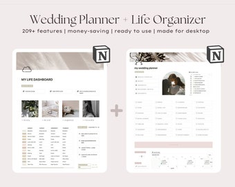 Wedding Planner Checklist Organizer Wedding To Do List, Newly Engaged, Engagement Present Bride to Be Gift, Budget Seating Plan Timeline