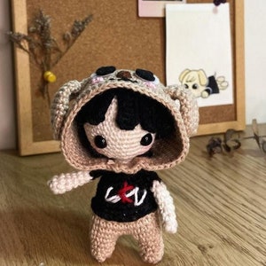 chiots errants enfants SKZ SKZOO Seungmin amigurumi crochet peluche