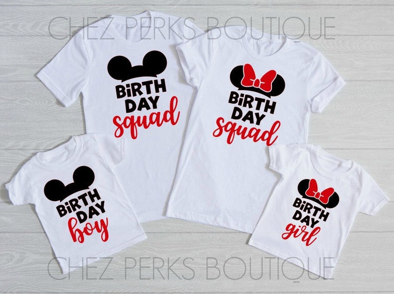 mickey birthday shirt