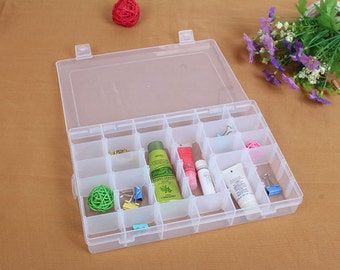 Large Storage Box, Craft Storage Box, Craft Supplies, Bead Organizer, Plastic Containers, Storage Containers, Crafts Box, one pc, PEA20