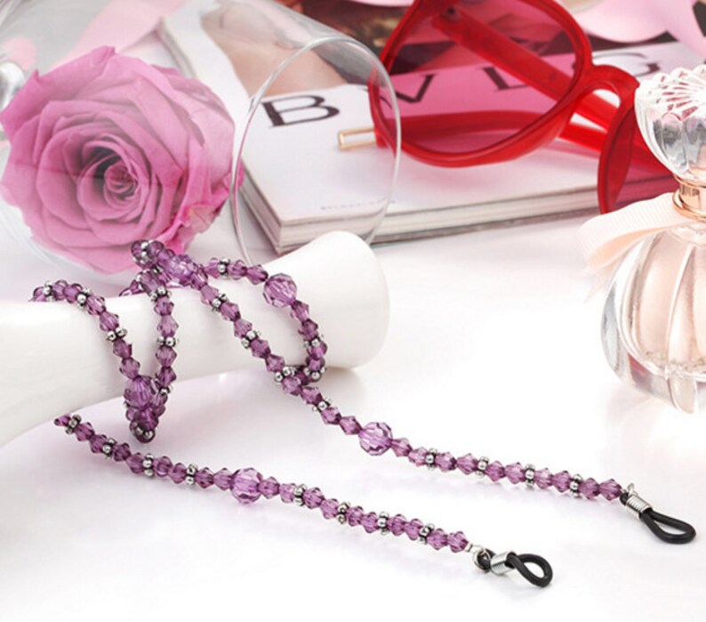 Beaded Glasses Chain Glasses Cord Sun Glass Chain Women Etsy