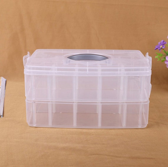 Plastic Storage Box Craft Box Jewelry Box Beads Box Big Etsy