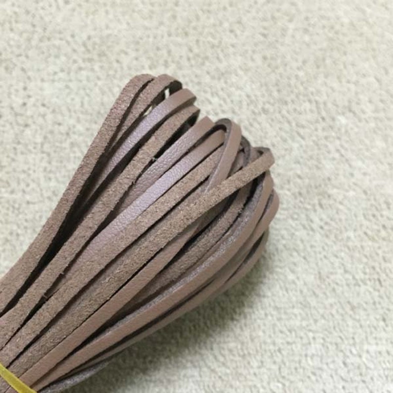 5 Metres Faux Suede Leather Cord - 2.6mm Waxed Lace For DIY Jewelry & Craft