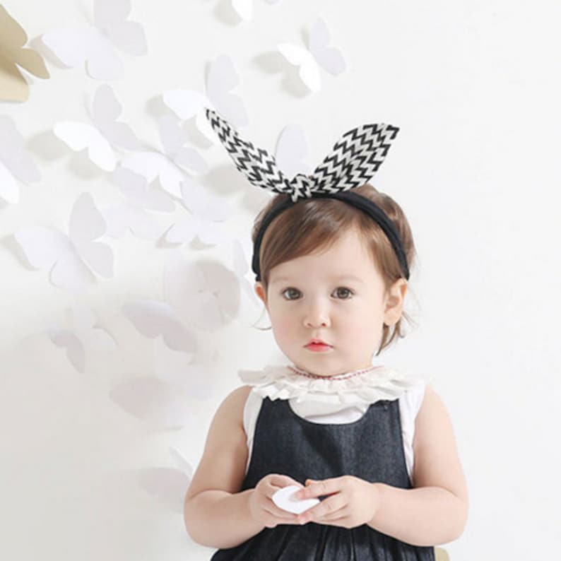 set of 5pcs,HEA-33 knot bow headband fall headband stretch headband baby bow headband accessories chevron headband Baby girl headband