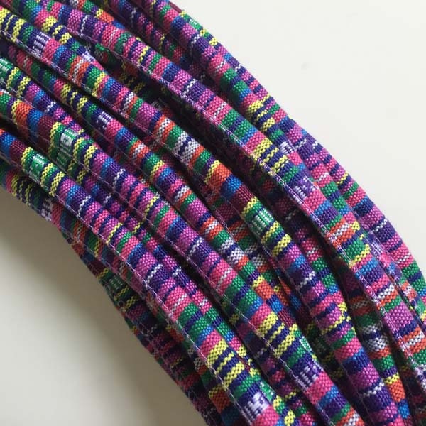 Ethnic Rope Cord,Fabric Bohemian Rope Cords,6mm African Ethnic Rope Cord,Bohemian Cotton Cord, Jewelry Cord,Boho Necklace Cord,Bracelet Cord