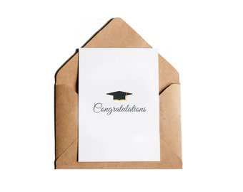 Graduation Card, Well Done Card, Congratulations Card,  Card for her, Best friend, Inspirational Quote, You Totally Did it, Card for him