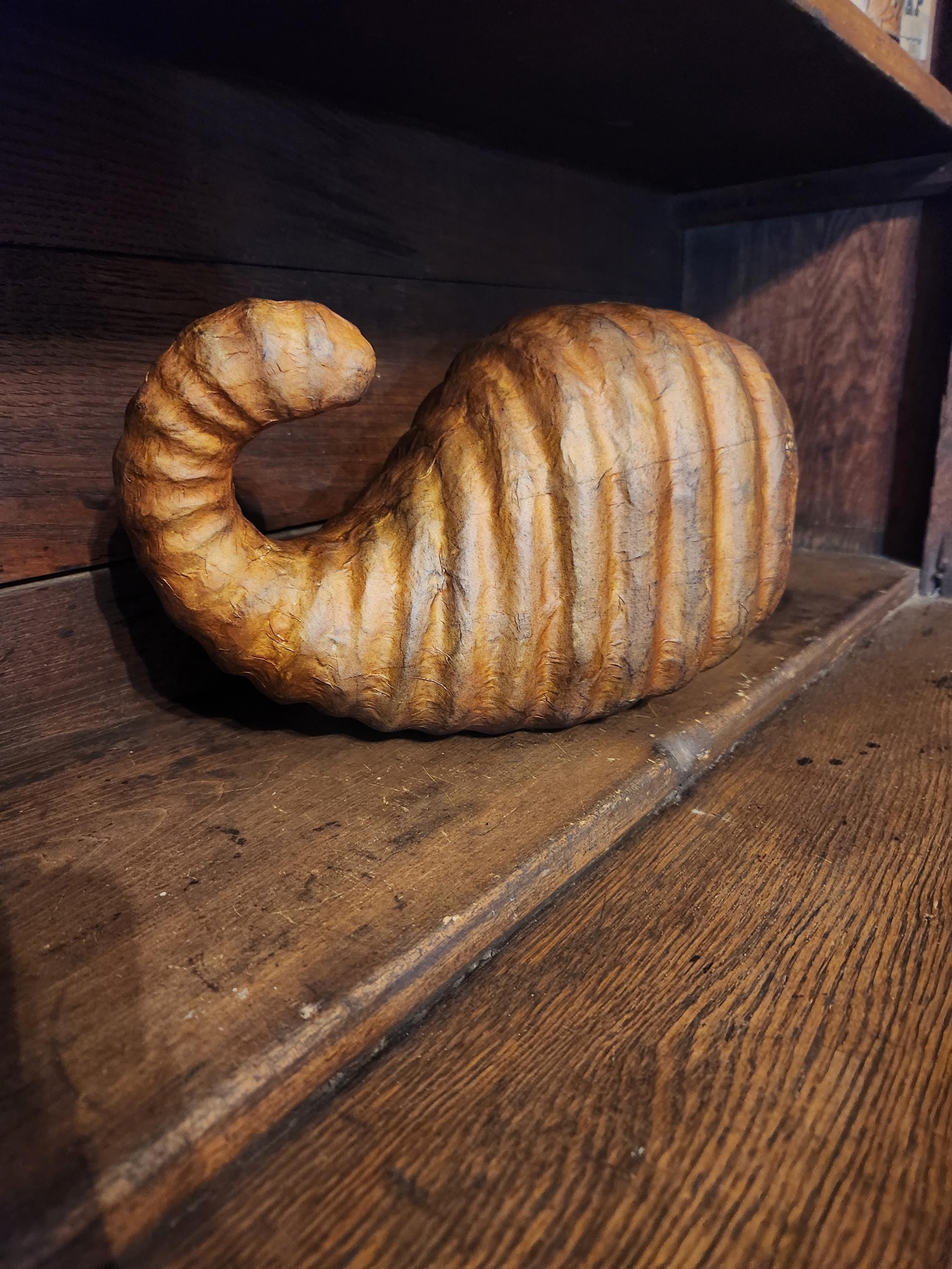 Primitive Hand Distressed Cornucopia - Etsy