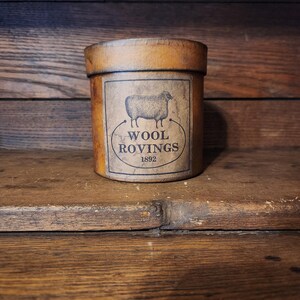 Primitive Hand Distressed Wool Box - Etsy