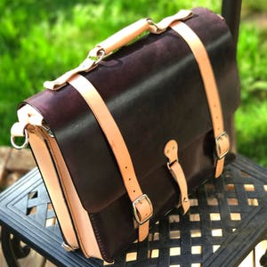 Classic Vintage Leather Briefcase