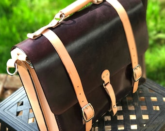 Cartella classica in pelle vintage