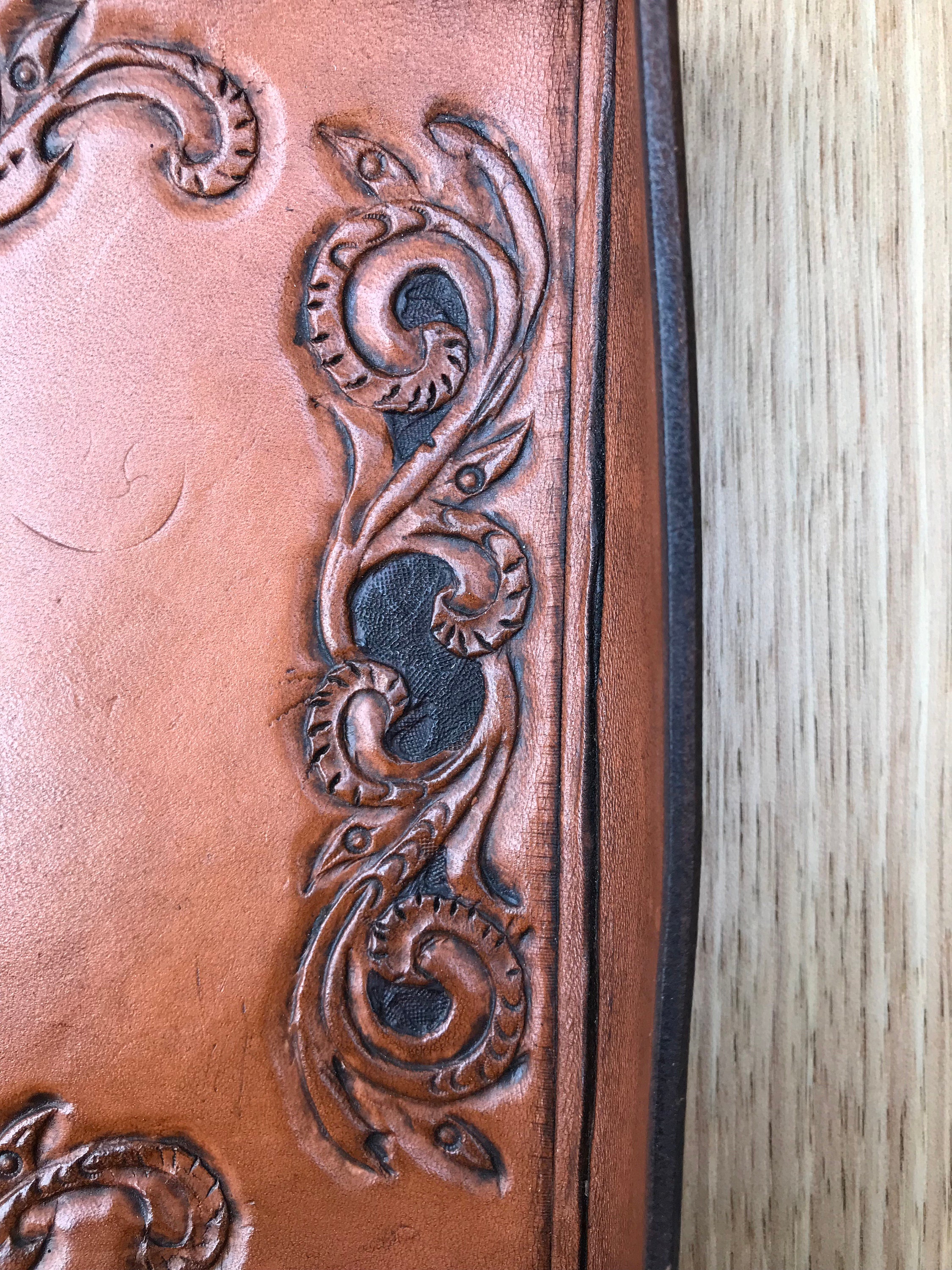 Western Style Leather Valet Tray - Etsy