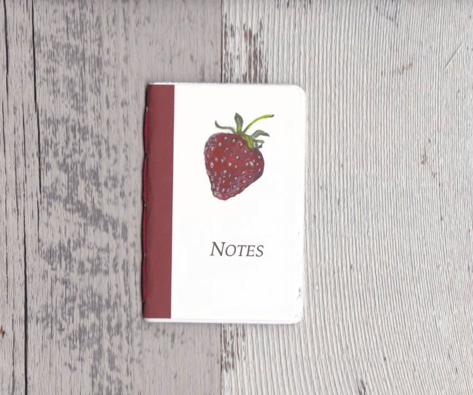 Mini Strawberry Notebook 4.25 X 2.75 Blank. Farm Etsy Sweden