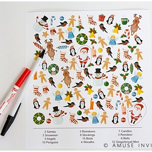 Christmas i-Spy Game, Santa ispy Game, Christmas Printables, Christmas Game, Christmas Printable Game, Games for Teachers, printable ispy