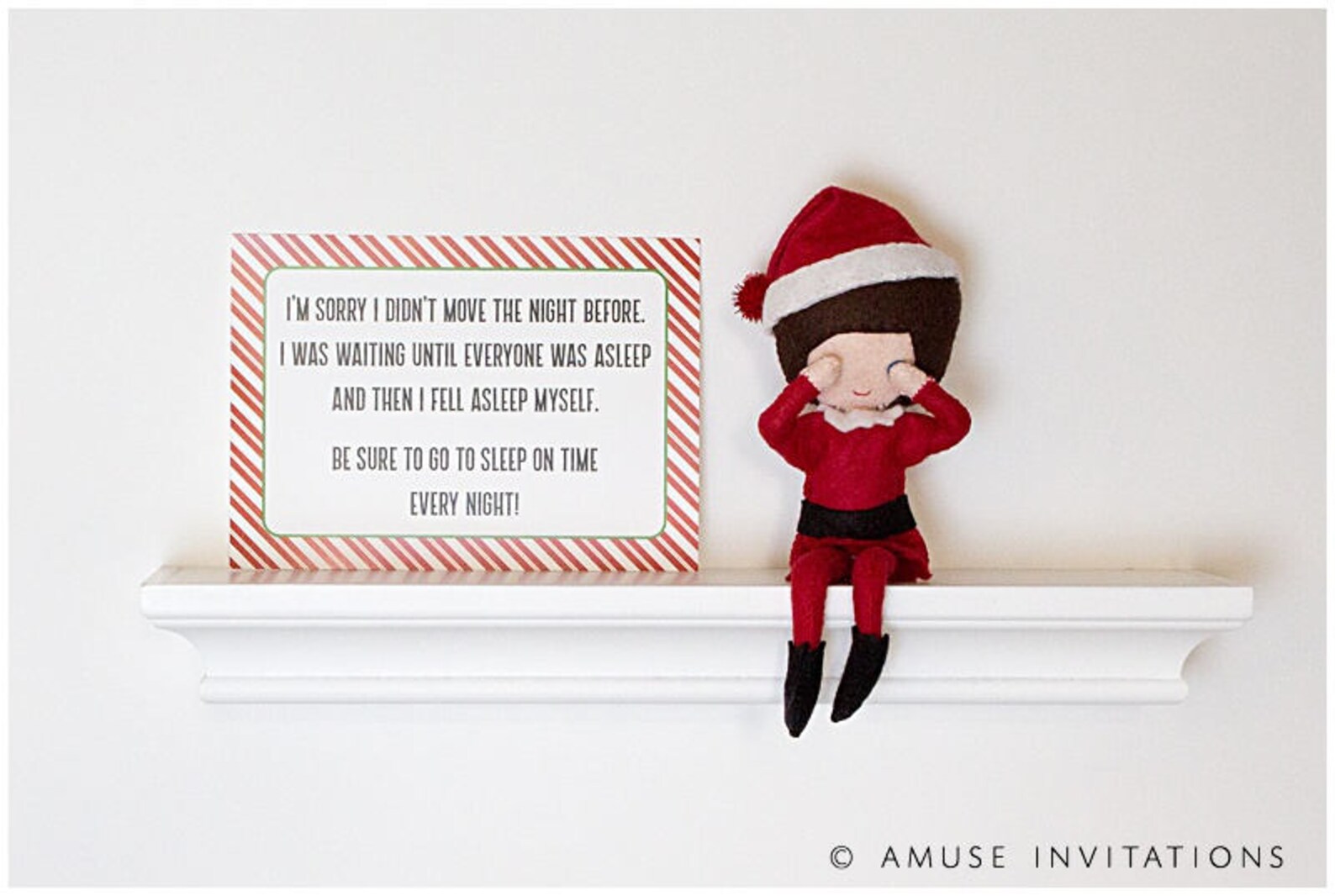 Elf Forgot to Move, Reason Elf Didn't Move, Christmas Elf Accessories ...