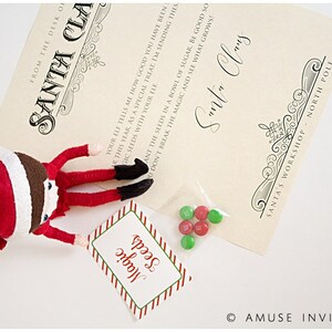 Elf Magic Seeds, Santas Magic Seeds, Accessoires d’elfe de Noël, Accessoire d’elfe de Père Noël, Elf Printable, Idées d’elfe de Noël, Idées d’elfe facile