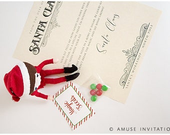 Elf Magic Seeds, Santas Magic Seeds, Christmas Elf Accessories, Santa's Elf Prop, Elf Printable, Christmas Elf Ideas, Easy Elf Ideas