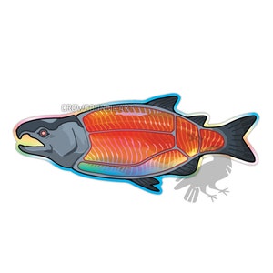 Salmon Sticker