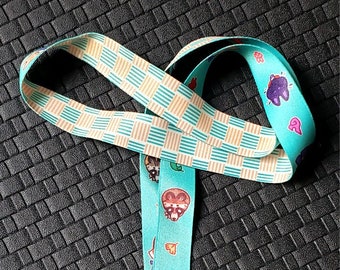 Double-Sided Japanese Animals Lanyard
