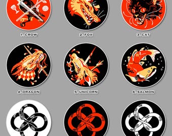 1.5" Original Fantasy Buttons