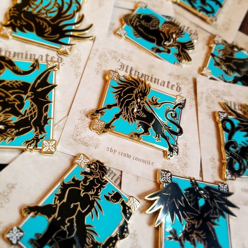 Illuminated Mythology Hard Enamel Pins