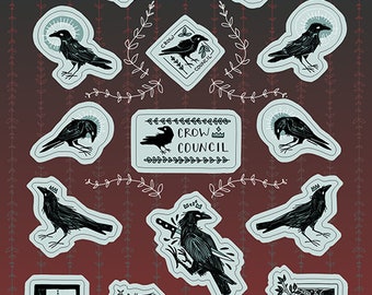 Crow Council Stickers