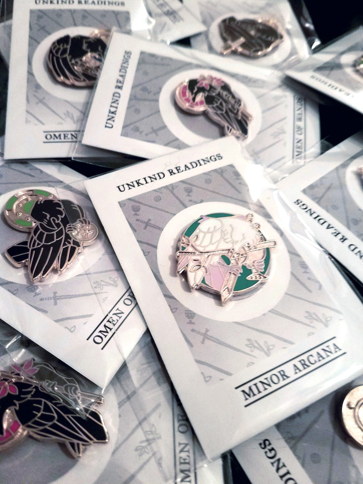 Unkind Readings Enamel Pins