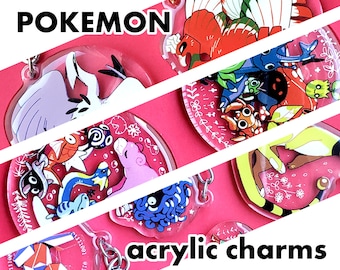 Pokemon Acrylic Charms
