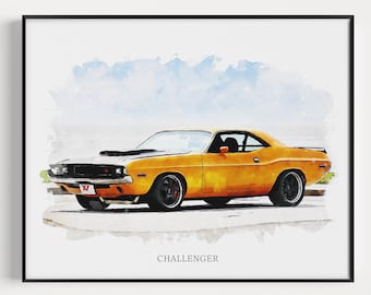 Custom Car Portrait from Photo, Car Painting, Gift for Dad, Gift for Him, Anniversary Gifts,Personalized Gifts, Custom Automotive Art