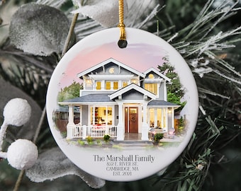 Personalized Christmas Ornaments, Our First Home Ornament, Christmas Gifts, New Home Gift, Christmas Ornaments