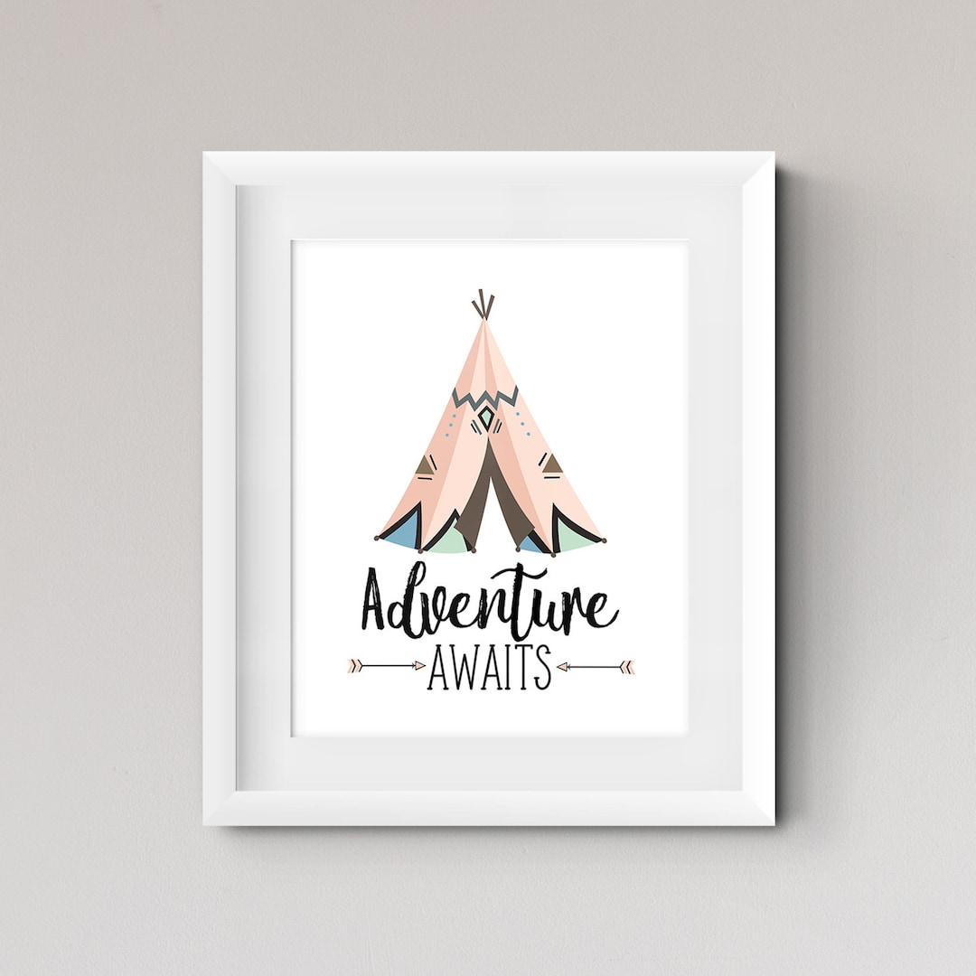 Baby Girl Nursery, Tribal Nursery Decor, Nursery Decor, Nursery Wall ...