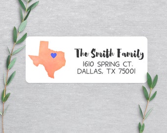 Address Labels, Return Address Labels, Address Label, Address Sticker, Moving, Custom, Personalized