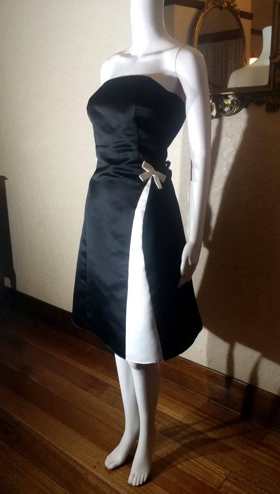 classic white cocktail dress